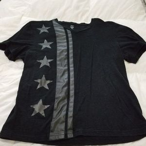 Black Stars and Stripes T-Shirt